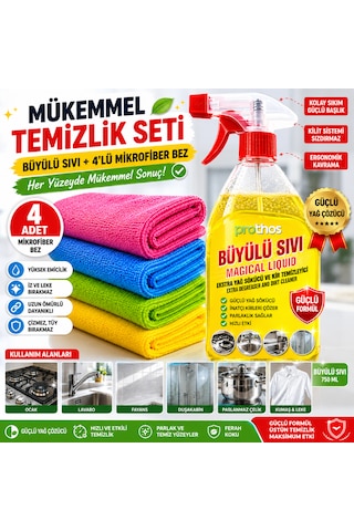 Nya Group Büyülü Sarı Sıvı 750 Ml + 4'lü Mikrofiber Bez Temizlik Seti 0 Nya Group Büyülü Sarı Sıvı 750 Ml + 4'lü Mikrofiber Bez Temizlik Seti 0