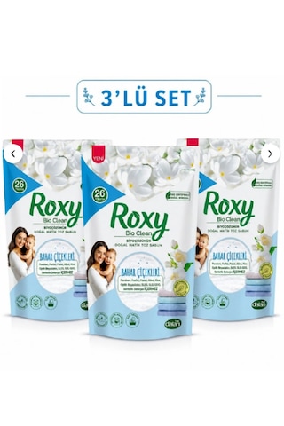 Dalan Roxy Matik Bahar Çiçekleri 800 Gr 26 Yıkama X 3 Adet