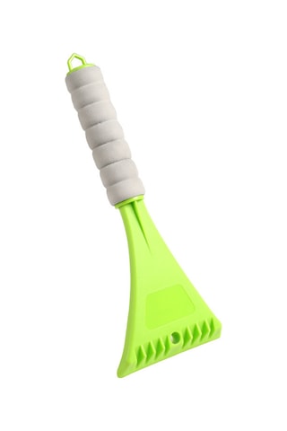 Aubyhe Yeşil Pp+eva Mini Otomobil Kar/ Buz Kırıcı, Sponge El Tutucu - 10.8x3.2x27cm Yeşil