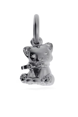 Kadın Tatlı Kedi Model Gümüş Charm Gümüş