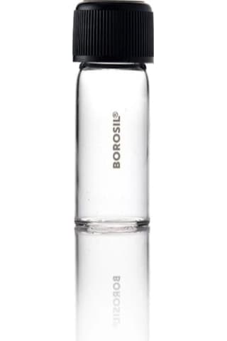 Cam Deney Tüpü Düz Tabanlı Pp Vida Kapaklı - 25X57 Dibi Düz