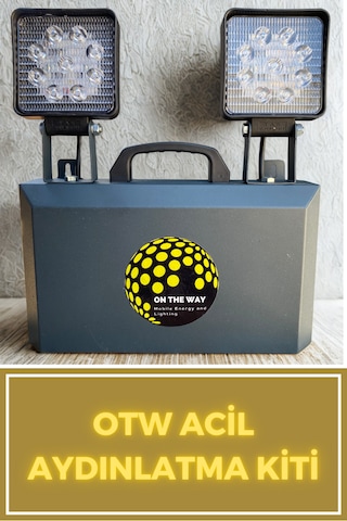 Otw Profesyonel Mobil Acil Aydınlatma Kiti 54wh Metal Kasa Şarj Edilebilir Projektör 50W Beyaz Otw Profesyonel Mobil Acil Aydınlatma Kiti 54wh Metal Kasa Şarj Edilebilir Projektör 50W Beyaz