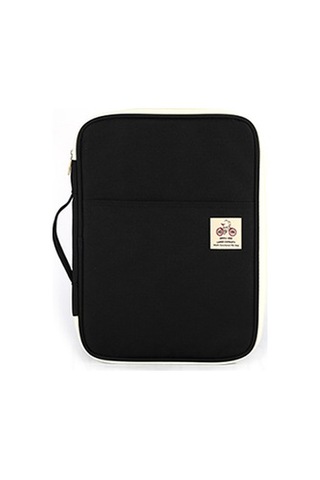 Dofolink Siyah Çanta: A4 Belge Taşıyıcı, El Çantası, Zipperli, İpad Uyumlu, Günlük Kullanım, Konferans Ve Ofis Çantası Çok Renkli