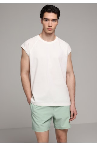 Colin's Colins Slim Fit Çizgili Erkek Yeşil Deniz Şortu Cl1079394 Q1.v1 Fgr
