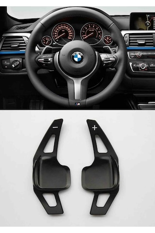 Bmw F32 M Direksiyon F1 Vites Kulakçığı Paddle Shift 2014-2018 Arası Siyah