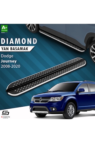 S-dizayn Dodge Journey Diamond Krom Yan Basamak 183 Cm 2008-2020