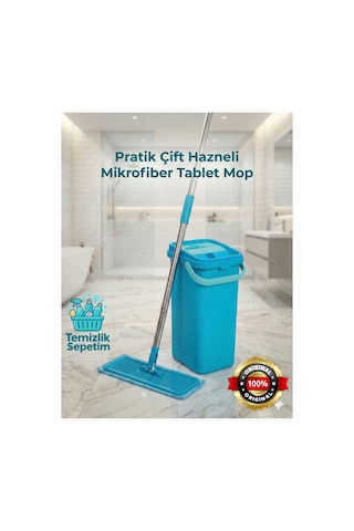 Çift Hazneli Tablet Mop Temizlik Seti Çift Hazneli Tablet Mop Temizlik Seti