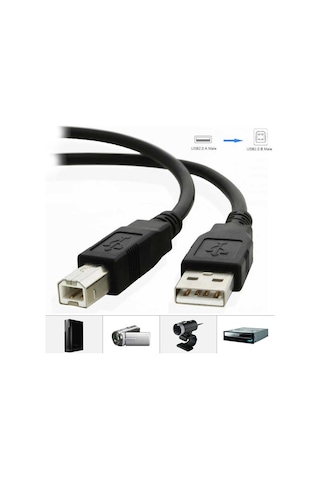 Alfais 4913 USB Yazıcı Printer Ara Bağlantı Kablosu 5 Metre