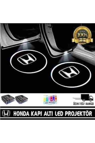 Honda Araçlar İçin Pilli Yapıştırmalı Kapı Altı Led Logo N11.10622
