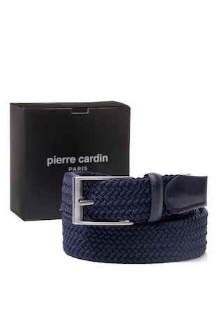 Pierre Cardin Multi Renk Örgü Erkek Kemer En 3,5 Cm Pc-1745 Lacivert