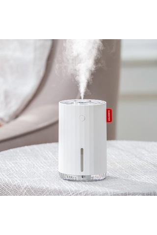 Pratik Buhar Ferah Kablosuz Şarjlı Hava Nemlendirici Oda Kokusu Difüzörü - 280 Ml Led Işıklı Hf02