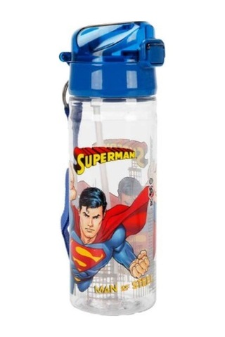 Superman Desenli Matara 500 Ml 3428 Mavi