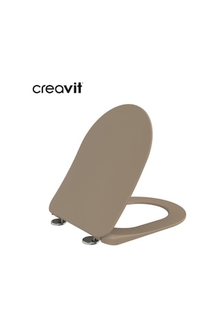 Creavit Free Rim-off Asma Klozet Cappucino + Creavit Cappucino Yavaş Kapanan Kapak Beyaz