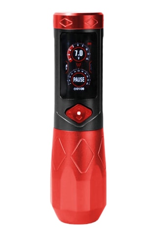 Ava Gtr Adjustable Stroke Kablosuz Dövme Makinesi Red