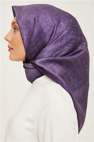 Armine Sura İpek Eşarp 23ka9030 01 Mor