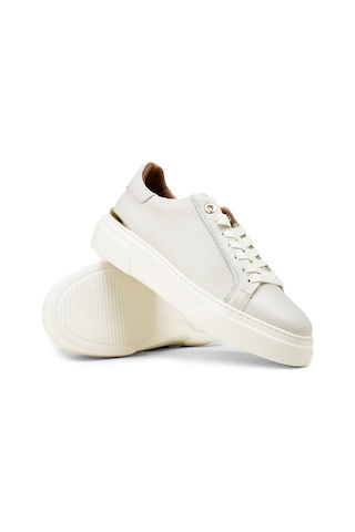 Deery Kadın Hakiki Deri Ekru Sneaker Ayakkabı - 00502zekre01