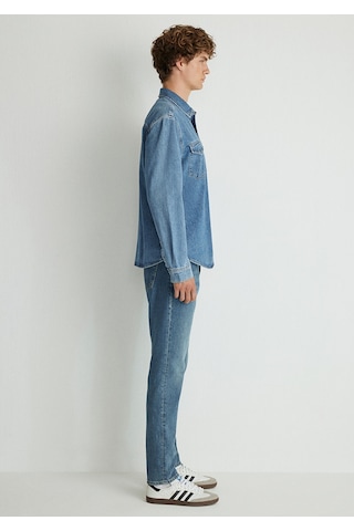 Mavi - Ted Indigo Mavisi Denim Jean Gömlek 0210909-87933 Koyu Mavi