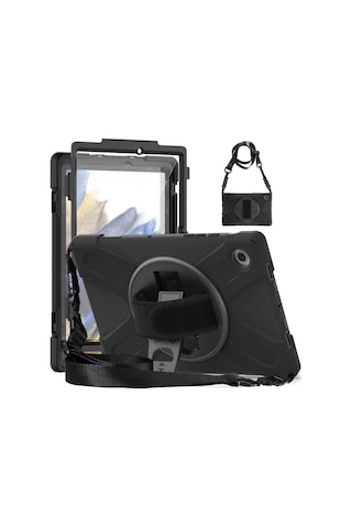 Tablet Tutucu Lenovo M10 Fhd Plus X606f Kılıf Amazing Tablet Kapak - Siyah