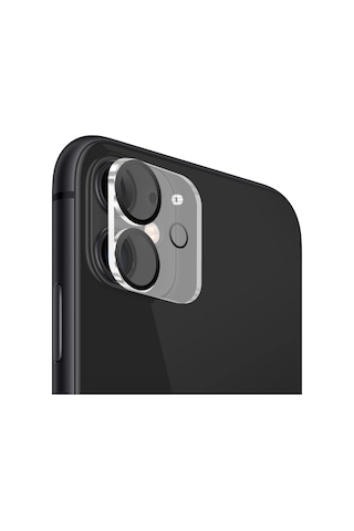 Buff Apple iPhone Uyumlu 12 Mini Paket - 2x5d Ekran Koruyucu + Şeffaf Kılıf + Lens Koruyucu Glass
