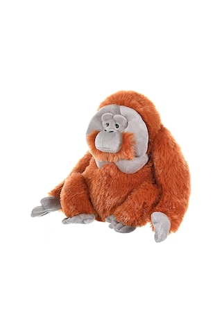 Peluş Erkek Orangutan 30 Cm Wıld/12250 Turuncu