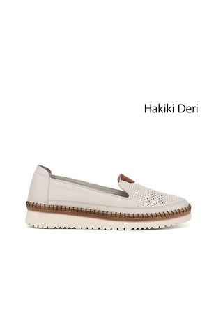 Gönderi(R) Gönderi R Kadın Bej Hakiki Deri Comfort Ayakkabı Ddza84842846 Bej