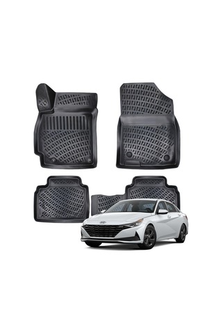 Hyundai Elantra 3D Havuzlu Paspas 2021-