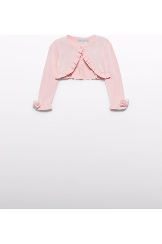 Abel & Lula Mayoral Abel Lula Kız Bebek Olive Bolero Pembe