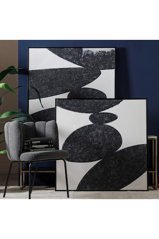 Thaı Stone Iı Çerçeveli Yağlıboya Tablo 100x100 Cm