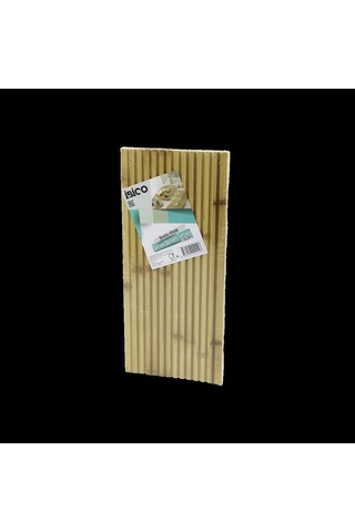 Bambu Servis Sunum Tahtası 17x39x1.5 Cm - Çift Taraflı Düz & Kanallı