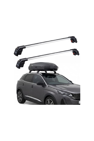 Ford Kuga 2022-2026 Thunder Kilitli Port Bagaj Ara Atkı Tavan Barı Gri