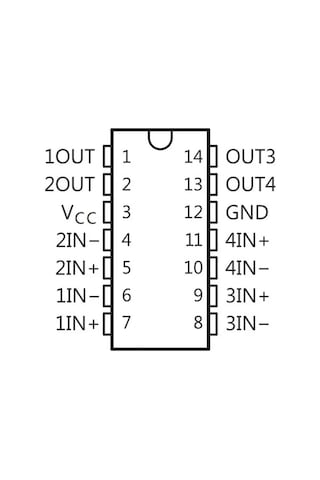 Lm2901n Komparatör Entegresi Pdip-14