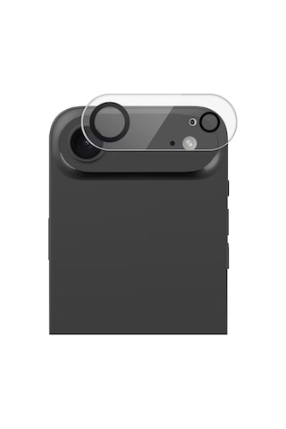 Buff Apple Uyumlu iPhone 17 Air Şeffaf Kamera Lens Koruyucu Şeffaf