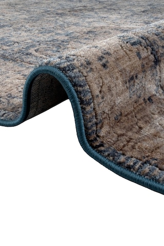 Hoom Rugs Otantik 2610 Mavi Vintage Desenli Salon Halısı