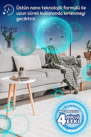 Fakir Nano Teknoloji İle Makine Halı Ve Koltuk Şampuanı 4 x 1 L