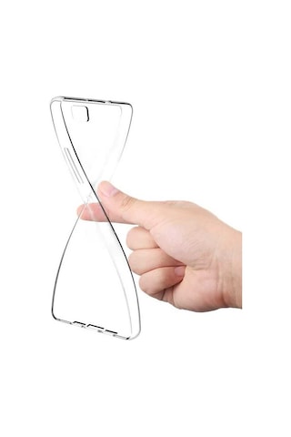 Huawei P10 Lite Kılıf Tchs Süper Silikon Kapak - Renksiz Renksiz
