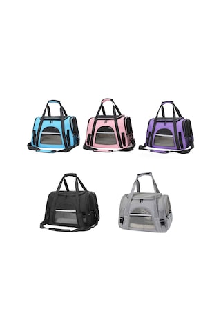 Qingmipy Taşınabilir Evcil Hayvan Taşıma Çantası - Nefes Alabilir, Rahat Ve Araba İçin Uygun