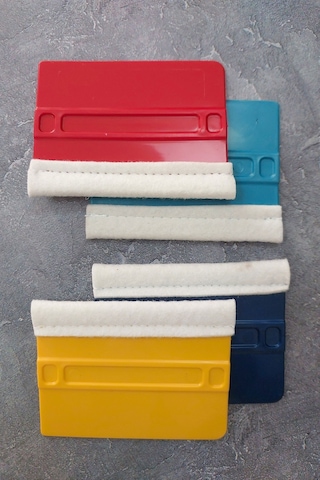 Keçeli Ragle 4 Adet Folyo & Cam Filmi Yapıştırma Aparatı