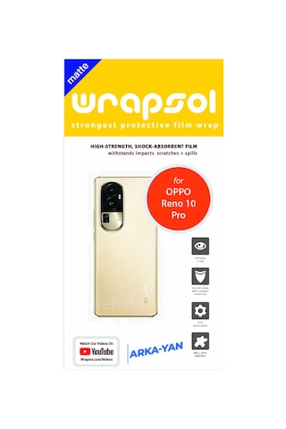 Oppo Reno 10 Pro Mat Arka Ve Yan Koruyucu Kaplama Film