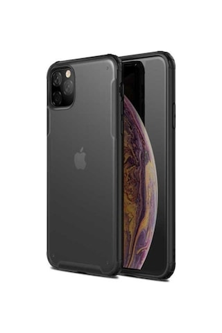 Apple Uyumlu iPhone 11 Pro Max Kılıf Zore Volks Kapak Siyah
