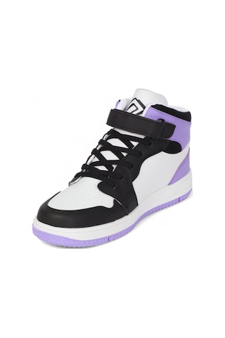 Kidessa 1517 Anatomik Taban Unisex Çocuk Ve Genç Boğazlı Sneakers Siyah Mor