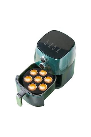 Buradabuldun 7 Gözlü Silikon Çok Amaçlı Airfryer Muffin Cupcake Kek Ve Çörek Pişirme Kalıbı