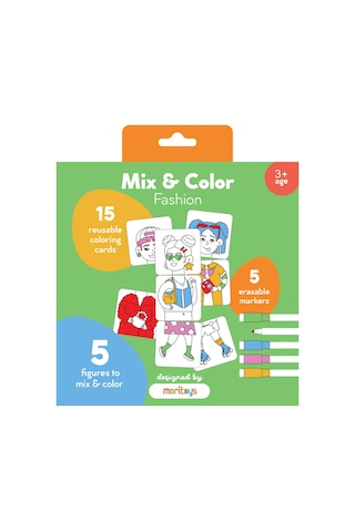 Moritoys Mix And Color - Fashion - Karıştır Renklendir Moda Puzzle