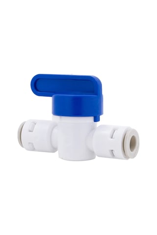 Hyperwell Su Arıtma Cihazı Plastik Ara Vana 1/4 Quick - 6mm Hyperwell Su Arıtma Cihazı Plastik Ara Vana 1/4 Quick - 6mm