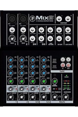 Mackie Mix8 8 Kanal Deck Mikser