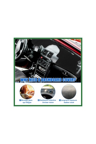 Kia Soul 20102013 Dash Cover Mat Mat Slip Pad Koruyucu Halı İçin Gösterge Tablosu Kapakları