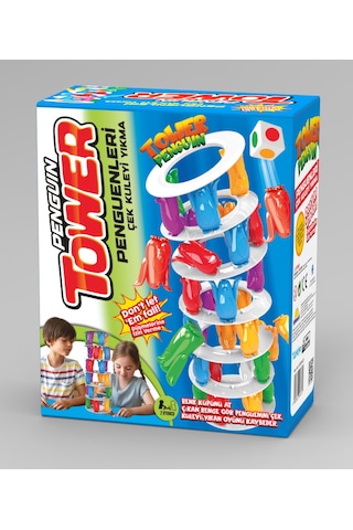 Penguen Tower - Penguenleri Çek, Kuleni Yıkma Eğlenceli Kutu Oyunu Penguen Tower - Penguenleri Çek, Kuleni Yıkma Eğlenceli Kutu Oyunu