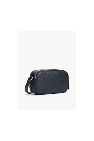 Tommy Hilfiger Kadın Çakıl Tanesi Süslemeli Fermuarlı Çapraz Askılı Lacivert Omuz Çantası Aw0aw18153-dw6-12896 Mavi