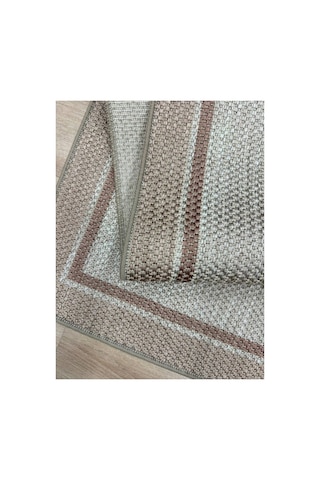 Çift Bordürlü Lüks Orijinal Sisal Dokuma Halısı Salon Halısı Mutfak Halısı Koridor Makine Halısı Bej 926846847 Bej