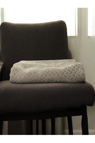 Şönil Kadife Koltuk Örtüsü, Çekyat Örtüsü, Kanepe Örtüsü, Koltuk Şalı Kahve Renk 180x220cm Çok Renkli