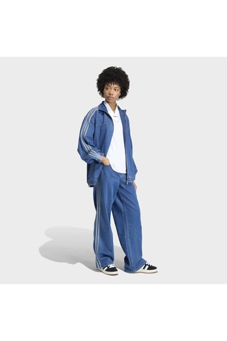 Adidas Firebird Adilenium Kadın Mavi Jean Ceket Kd2920 Mavi